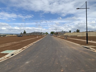 Image of Stage 65, Ashdown Drive looking south.